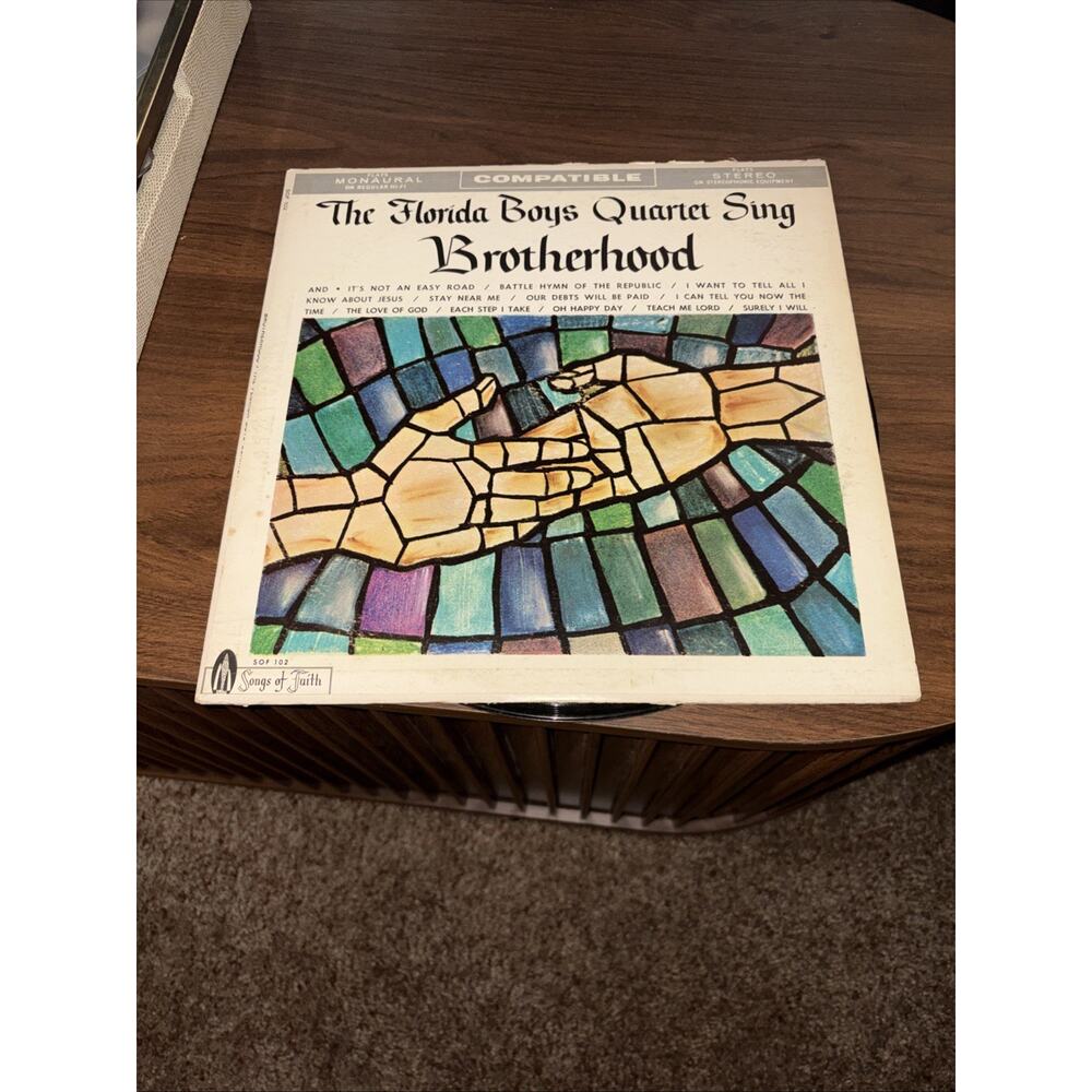 The Florida Boys Brotherhood Vinyl Gospel Music Record Album LP SOF 102
